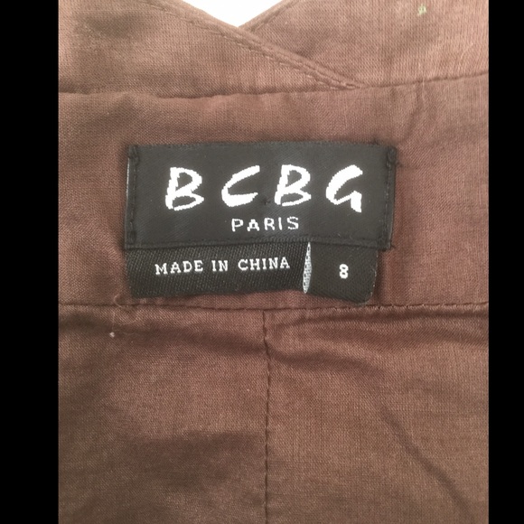 BCBG Small Brown Halter Maxi Sun Dress - Picture 10 of 13